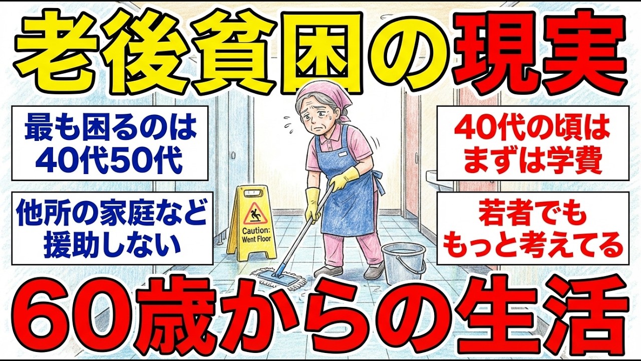 【更年期キツイ】 貯金がない…老後資金を準備できなかった人の末路！60歳以降の生活はどうなる？  【ガルちゃん雑談】【ガルちゃん】【有益】