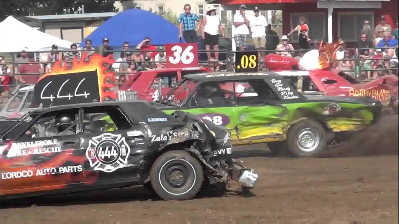 2012 Salmon Arm Demolition Derby Heat 5 YouTube