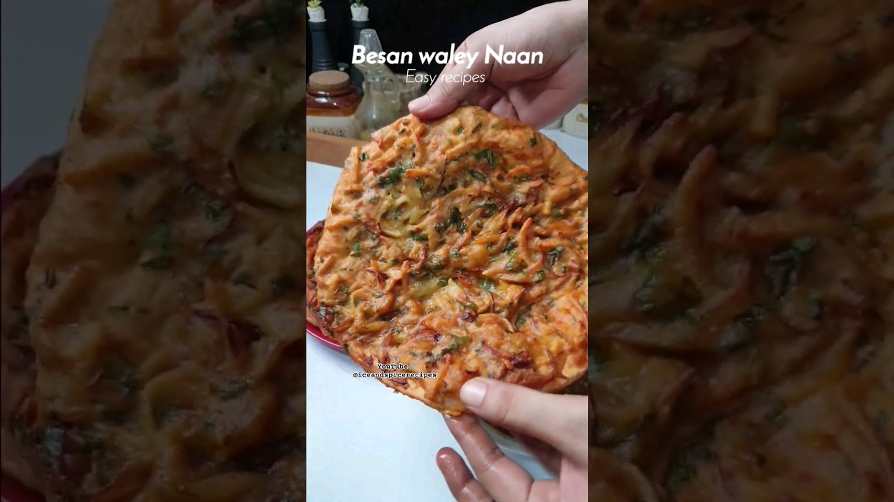 Besan wale Naan 😋 my tiktok most viral recipe 