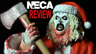 NECA Terrifier 3 Ultimate Santa Suit Art the Clown Bloody Version Action Figure Review
