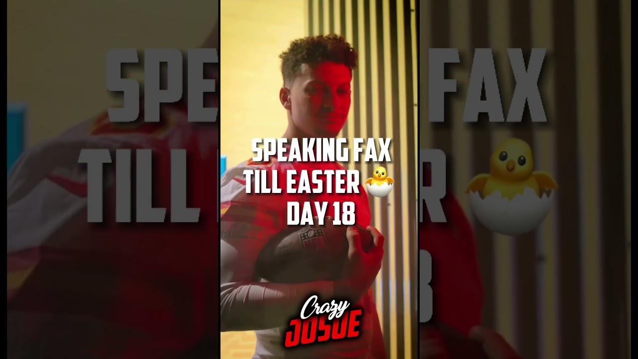 Speaking fax till Easter 🐣 Day 18 