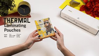 Easy Laminating at home with Laminator | Matte Laminating Sheets | Laminating Supplies from Amazon