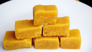 BAKERY STYLE MELTING MYSORE PAK RECIPE / Ghee Mysore Pak / NILA'S CUISINE screenshot 1