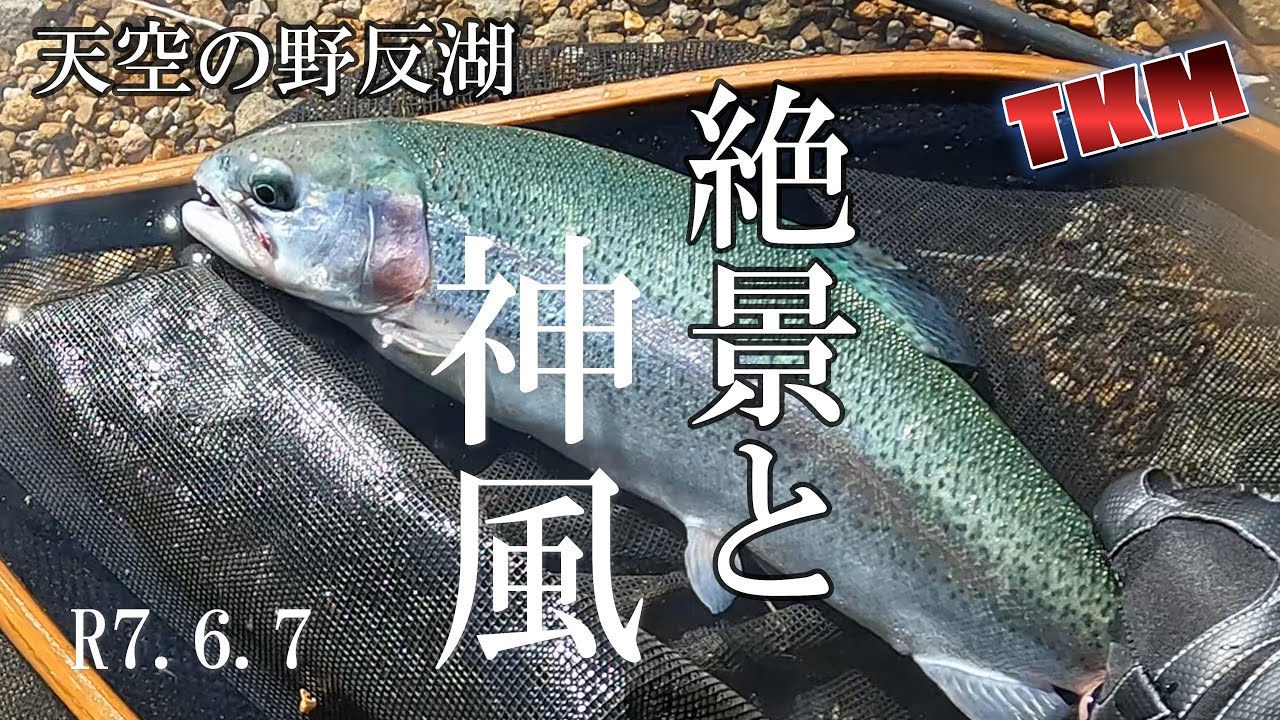 【天空の野反湖】フライフィッシング　天空の神風    🎣　R7年6月7日