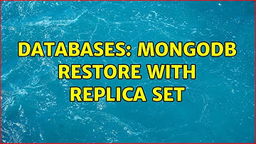 Databases: MongoDB restore with replica set (2 Solutions!!)