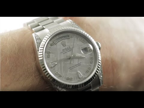 rolex meteorite day date