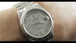 rolex meteorite dial datejust