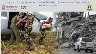 Research Symposium on Civil-Military Humanitarian Coordination September 17, 2020 screenshot 2