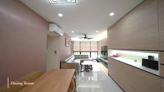 Albedo Design Modern Contemporary Interior Design Hdb 3 Room Design Light Wooden Furniture