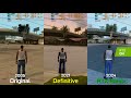 GTA San Andreas Original vs Definitive vs RTX Remix with Path Tracing - Which Version is Best?