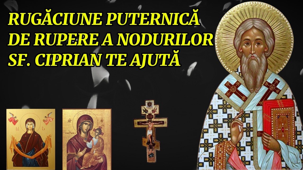 Rugăciune Puternică către Sfântul Ciprian – Dezlegarea Nodurilor și Eliberare Spirituală
