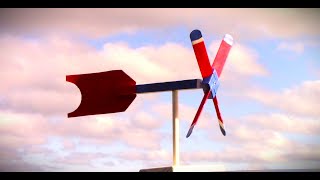 How to Make Easy Whirligig Craft Project for School or Garden Diy Fun !