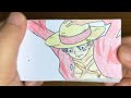 One piece luffy cartoon flipbook  one piece character monkey d luffy flip book