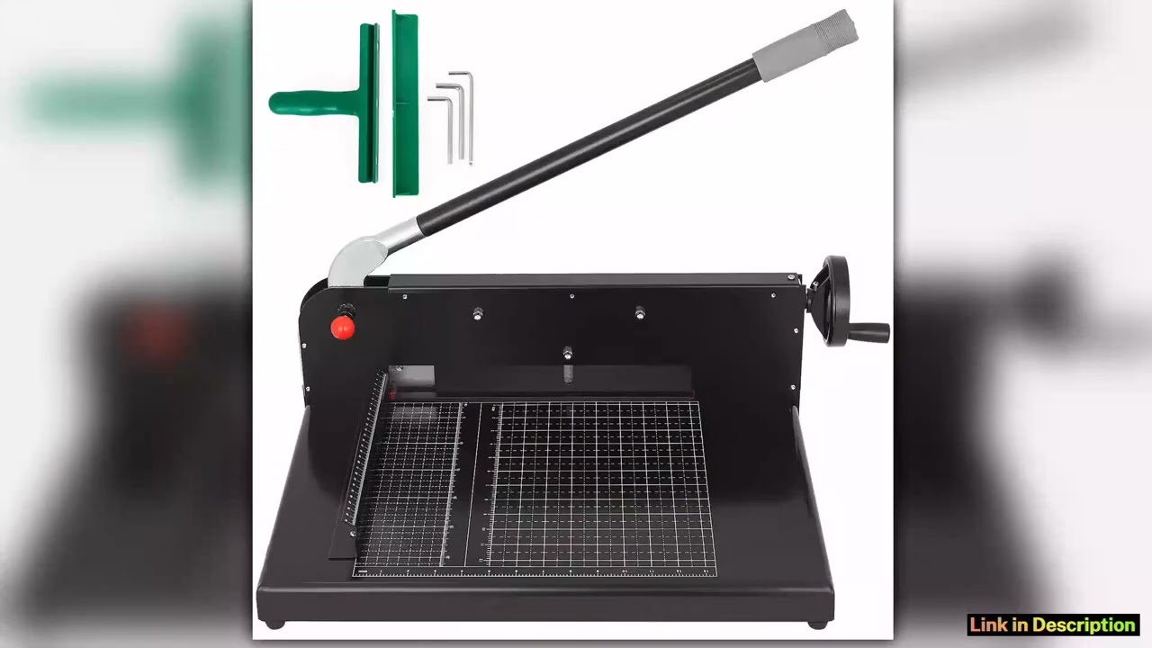 SucceBuy A4 12 Manual Paper Cutter Heavy Duty Guillotine Trimmer 300 Sheets Die Cutters for Home Of
