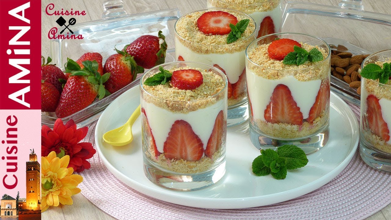 أروع ديسيرأو تحلية راقية للضيوف لذييذة جدا  بدون فرن