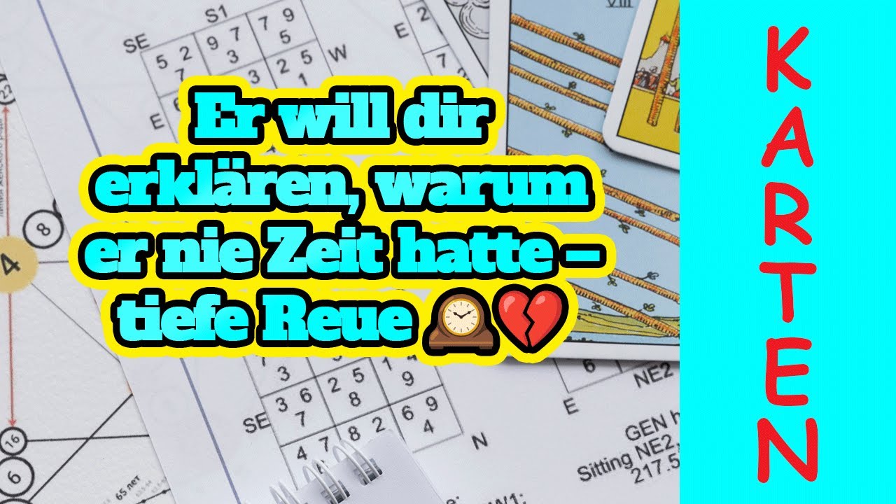 Er will dir erklären, warum er nie Zeit hatte – tiefe Reue 🕰️💔