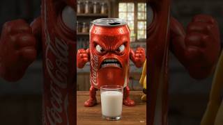 coca cola na dud kha 🥛👍 #trending #youtubeshorts #ai  #cartoon #shorts