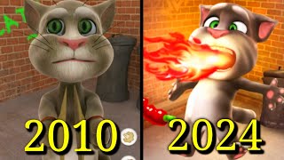 Evolution of Talking Tom Games 2010-2024