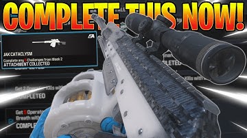 How to Complete ALL MW3 Season 5 Week 2 Challenges FAST! How to Unlock the Jak Cataclysm Kit FAST!