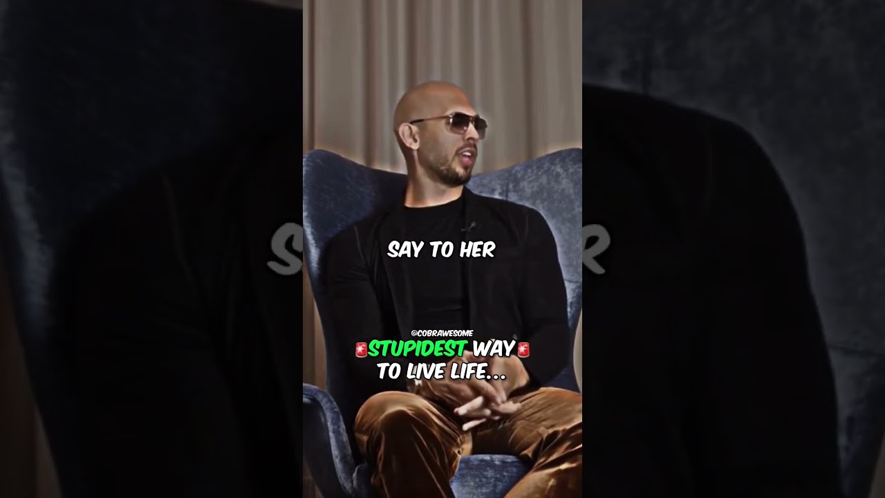 Andrew Tate How to NOT Live Life…