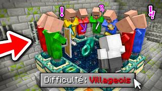 J'ai engagé des Villageois pour FINIR Minecraft à ma PLACE !