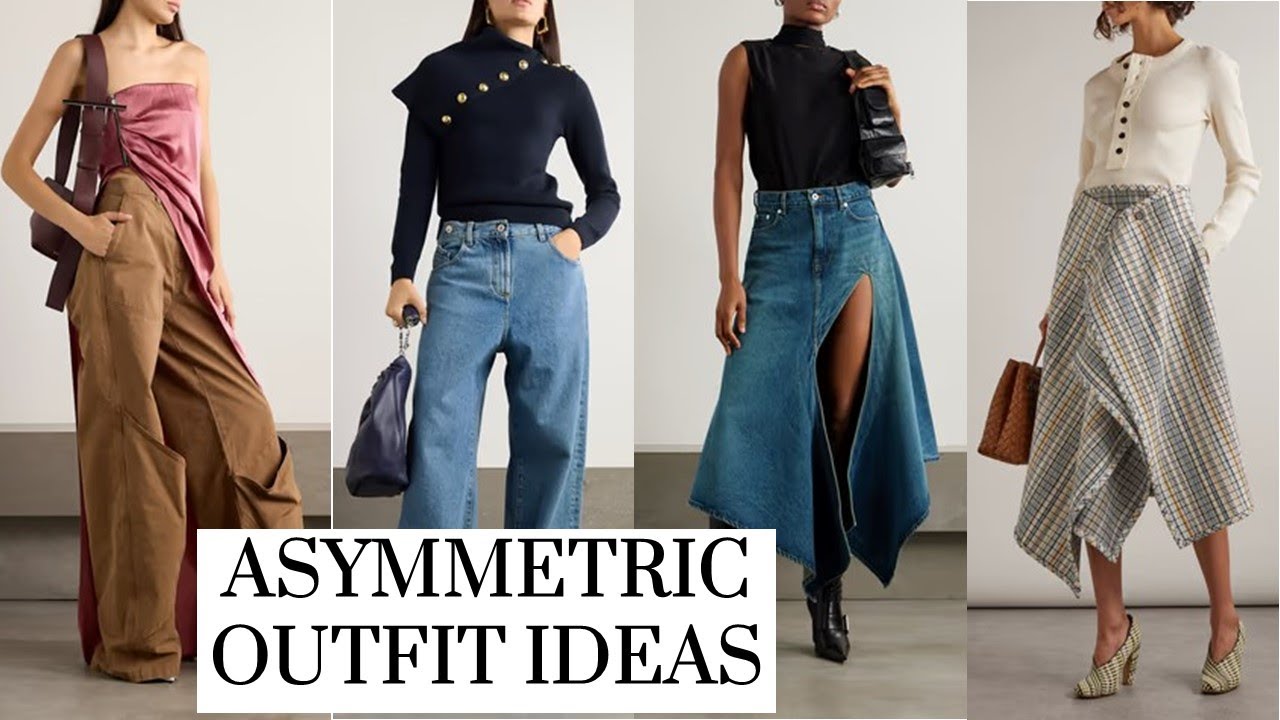Image showcasing ASYMMETRIC OUTFIT IDEAS #style #fashion #outfit #outfitinspo # ...