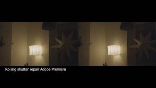 Test of Blackmagic pocket cinema camera 6k rolling shutter repair in Adobe premiere works fine