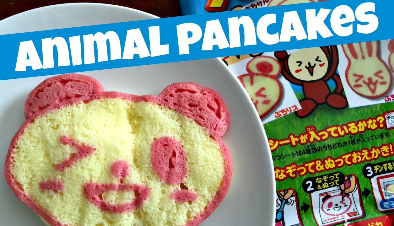 DIY Animal Pancakes Kit Puchitto Doubutsu Whatcha Eating? 195 YouTube