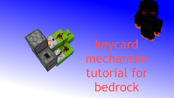 minecraft bedrock keycard reader tutorial