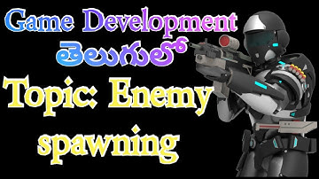 enemy spawner unity 3d ||  creating enemies || #Unity3dTelugu