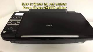 Video Reset Epson Stylus DX8400 Waste Ink Pad Counter (author: Reset Printer)