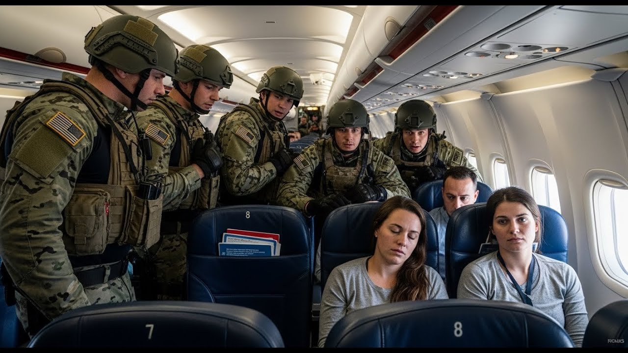 She Was Asleep in Row 8 — Until Navy SEALs Surrounded Her Seat and Stopped Cold