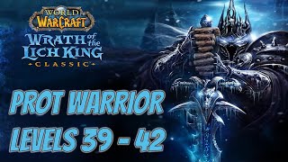 WOTLK Classic Horde Levelling Guide (Protection Warrior)[Level 39-42] [Big Game Hunter Solo Guide]