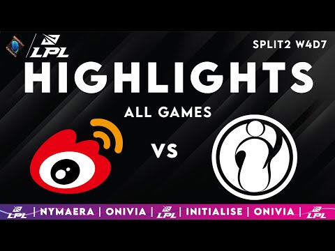 WBG vs IG ALL GAMES Highlights | LPL Spring 2025 | Weibo Gaming vs Invictus Gaming by Onivia