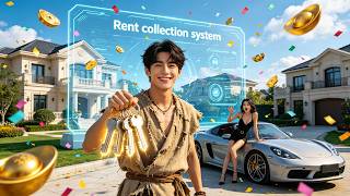 Poor guy binds rent system. Ten apartments, then mansions, then film studios. Wins her heart#drama