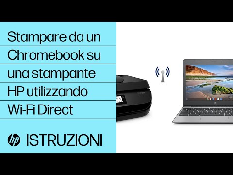 Stampare da un Chromebook su una stampante HP utilizzando Wi-Fi Direct | Stampanti HP | HP