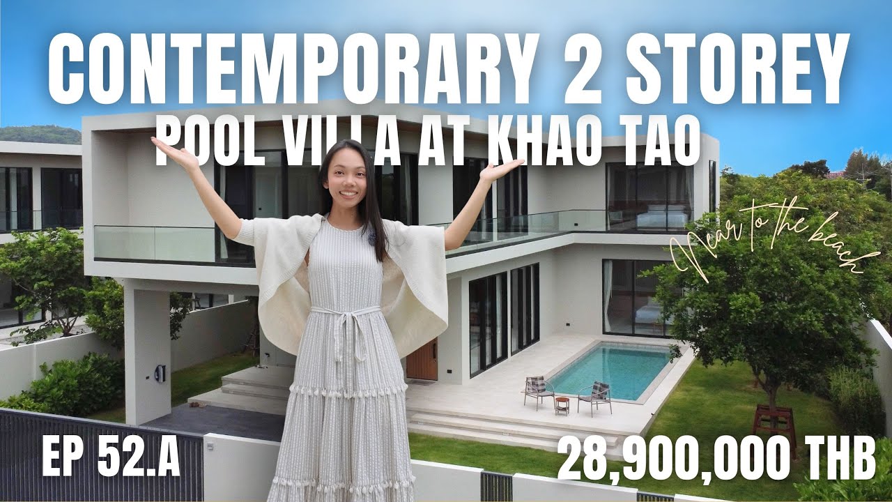 EP 52.A : Contemporary Two-Storey Pool Villa Low Maintenance | Khao Tao, Hua Hin  (type A)
