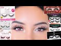 TOP 10 DRUGSTORE/AFFORDABLE LASHES + BEST LASH GLUE LINER 2020