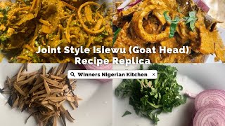 HOW TO MAKE ISI EWU (GOAT HEAD &UGBA)FINGERLICKING GOOD|| JOINT STYLE ISI EWU RECIPE REPLICA