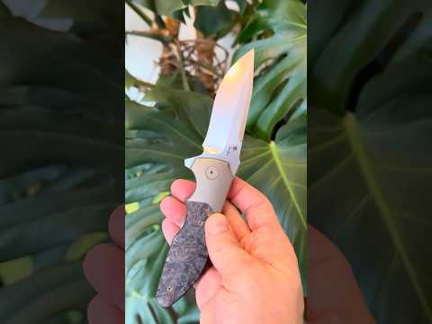 Kirby Lambert Raine Hollow Ground S35VN Reate OEM Copper Dark Matter Bronze Titanium Framelock 