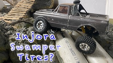 Injora Super Swamper (mini Hyrax) 1.0 tire test! Good cheap option for the scx24?