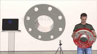 Building Pipes and Aligning Flanges with Metronor