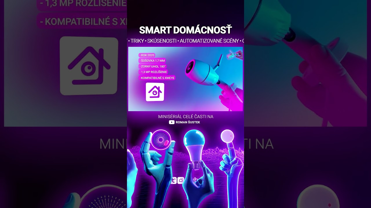 WIFI KAMERY XMEYE TUYA SMARTLIFE 2020 Druhá 180° H264 