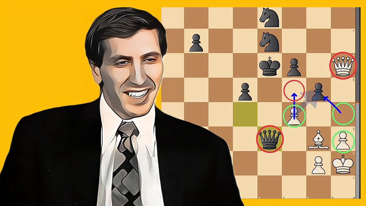 Bobby Fischer vs. Robert Sinclair Brieger, 1964 | Sneaky Trap In Houston