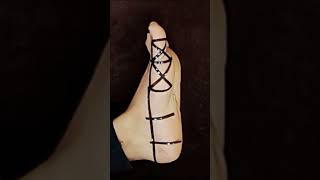 حنه شرايط سودانيه قمه في الروعه/new design henna mehndi #mehndi #henna