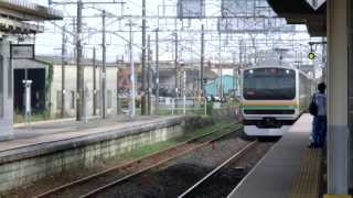 宇都宮線 E231系1000番台 U-511編成 上野行き 氏家駅到着