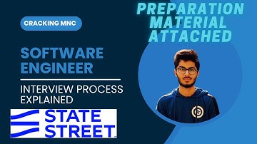 State Street Internship & Interview Experience | Preparation Resources Unveiled | Software Role