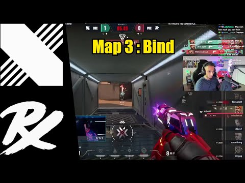FNS reacts to PRX vs DRX | Map 3 | Champions Tour 2024: Pacific Stage 1 |