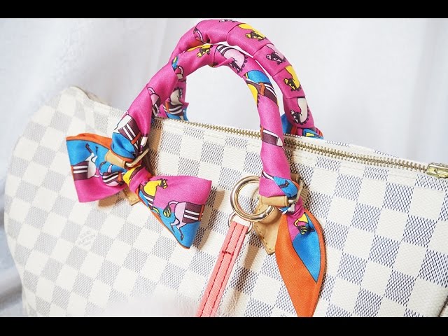 6 Ways to Tie Hermes Twilly (How to wrap Twilly onto Handbags