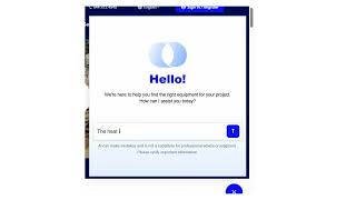 United Rentals AI Equipment Agent